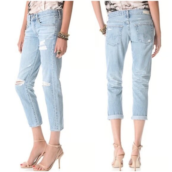 NWT Adriano Goldschmied AG Piper Crop in 26 Years Thrasher Slouchy Jeans 32 - Picture 10 of 10